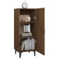 vidaXL Ντουλάπι Καφέ Δρυς 34,5 x 34 x 90 εκ. Επεξεργασμένο Ξύλο