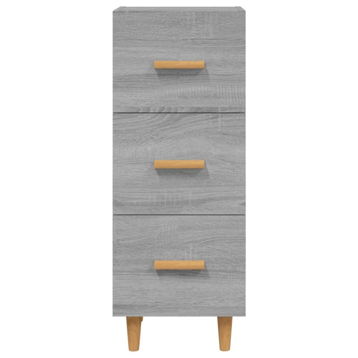 vidaXL Ντουλάπι Γκρι Sonoma 34,5x34x90 εκ. από Επεξεργασμένο Ξύλο