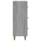 vidaXL Ντουλάπι Γκρι Sonoma 34,5x34x90 εκ. από Επεξεργασμένο Ξύλο