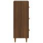 vidaXL Ντουλάπι Καφέ Δρυς 34,5 x 34 x 90 εκ. Επεξεργασμένο Ξύλο
