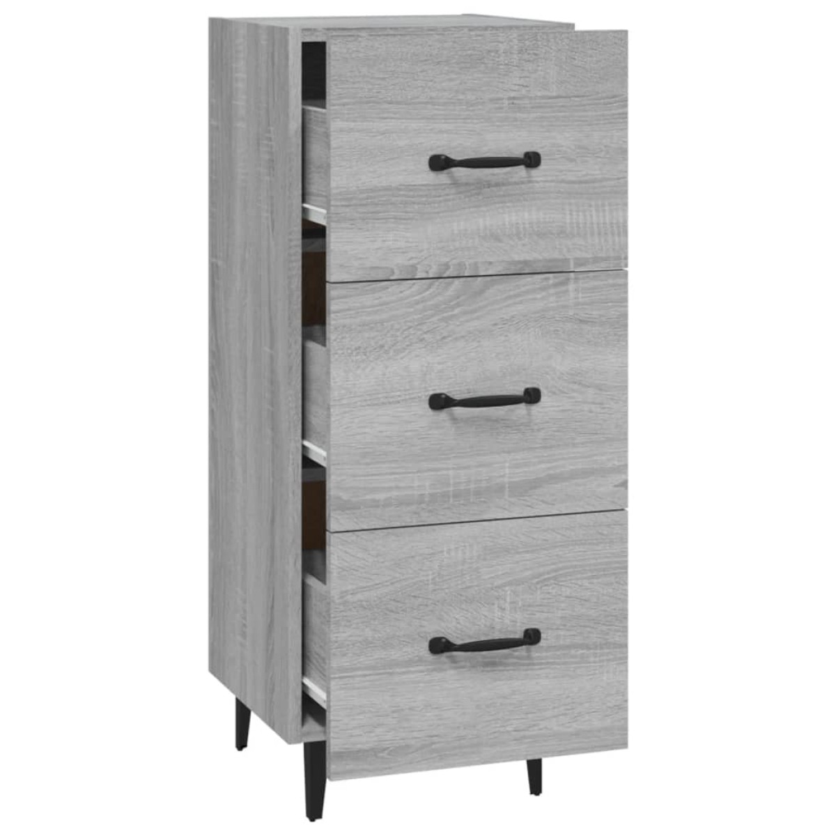 vidaXL Ντουλάπι Γκρι Sonoma 34,5x34x90 εκ. από Επεξεργασμένο Ξύλο