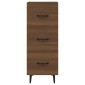 vidaXL Ντουλάπι Καφέ Δρυς 34,5 x 34 x 90 εκ. Επεξεργασμένο Ξύλο