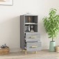 vidaXL Ντουλάπι Γκρι Sonoma 34,5x34x90 εκ. από Επεξεργασμένο Ξύλο