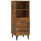 vidaXL Ντουλάπι Καπνιστή Δρυς 34,5 x 34 x 90 εκ. Επεξεργασμένο Ξύλο