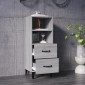 vidaXL Ντουλάπι Γκρι Sonoma 34,5x34x90 εκ. από Επεξεργασμένο Ξύλο