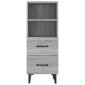 vidaXL Ντουλάπι Γκρι Sonoma 34,5x34x90 εκ. από Επεξεργασμένο Ξύλο
