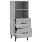 vidaXL Ντουλάπι Γκρι Sonoma 34,5x34x90 εκ. από Επεξεργασμένο Ξύλο