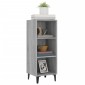 vidaXL Ντουλάπι Γκρι sonoma 34,5x32,5x90εκ. από Επεξεργασμένο Ξύλο