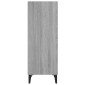 vidaXL Ντουλάπι Γκρι sonoma 34,5x32,5x90εκ. από Επεξεργασμένο Ξύλο