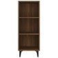 vidaXL Ντουλάπι Καφέ Δρυς 34,5x32,5x90 εκ. Επεξεργασμένο Ξύλο