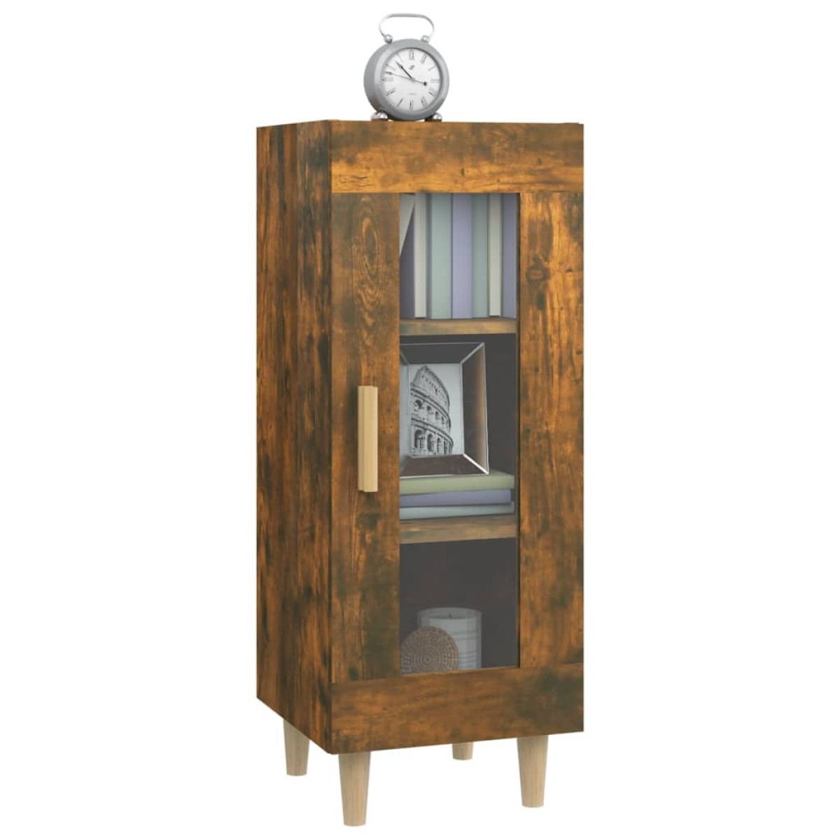 vidaXL Ντουλάπι Καπνιστή Δρυς 34,5 x 34 x 90 εκ. Επεξεργασμένο Ξύλο