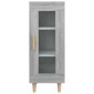 vidaXL Ντουλάπι Γκρι Sonoma 34,5x34x90 εκ. από Επεξεργασμένο Ξύλο
