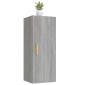 vidaXL Ντουλάπι Τοίχου Γκρι sonoma 34,5x34x90 εκ. Επεξεργασμένο Ξύλο