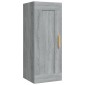 vidaXL Ντουλάπι Τοίχου Γκρι Sonoma 35x34x90 εκ. Επεξεργασμένο Ξύλο