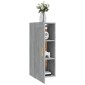 vidaXL Ντουλάπι Τοίχου Γκρι Sonoma 35x34x90 εκ. Επεξεργασμένο Ξύλο