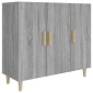 vidaXL Ντουλάπι Γκρι Sonoma 90 x 34 x 80 εκ. από Επεξεργασμένο Ξύλο