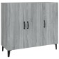 vidaXL Ντουλάπι Γκρι Sonoma 90 x 34 x 80 εκ. από Επεξεργασμένο Ξύλο