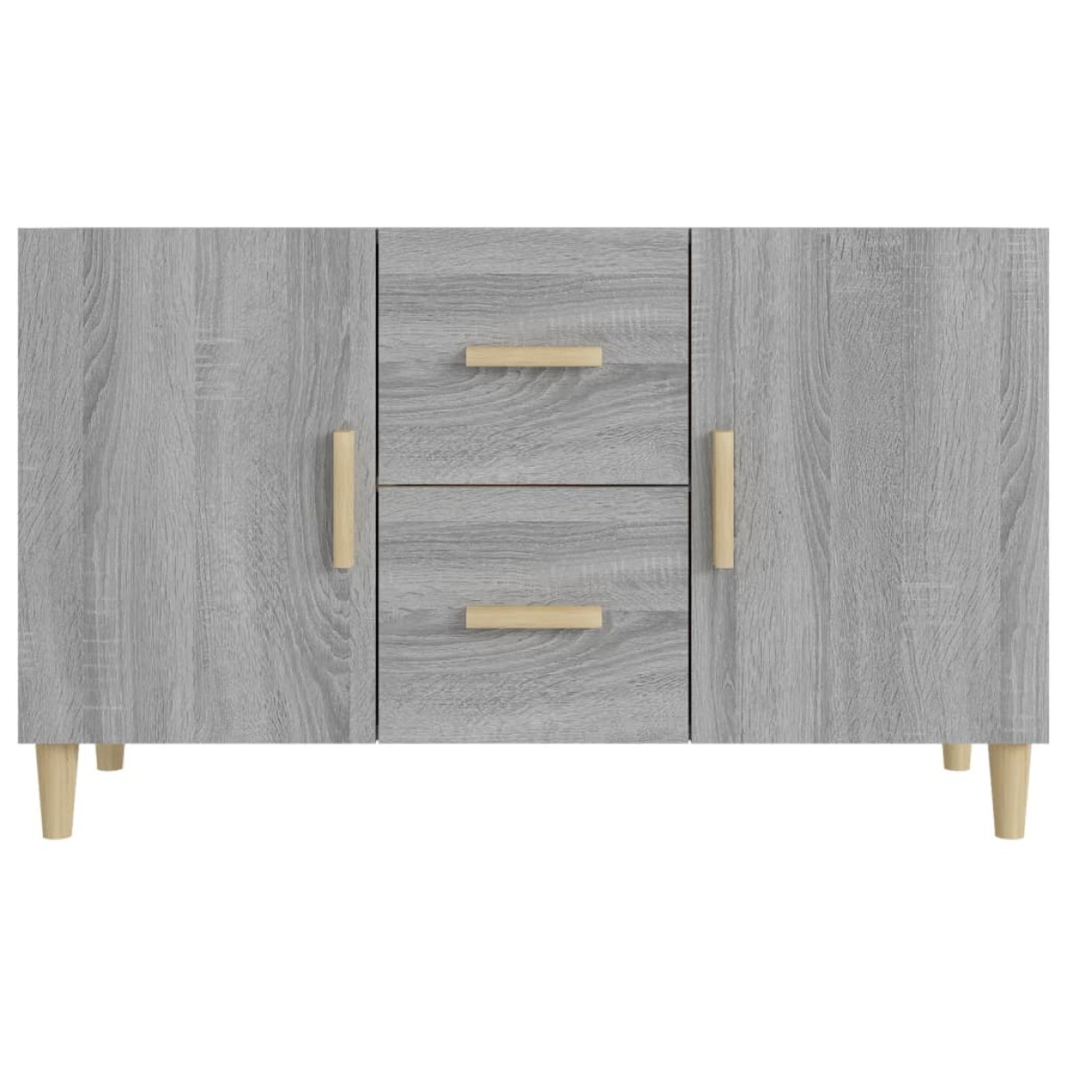 vidaXL Μπουφές Γκρι Sonoma 100 x 36 x 60 εκ. από Επεξεργασμένο Ξύλο