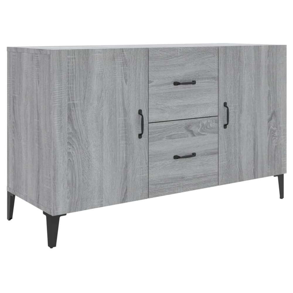 vidaXL Μπουφές Γκρι Sonoma 100 x 36 x 60 εκ. από Επεξεργασμένο Ξύλο