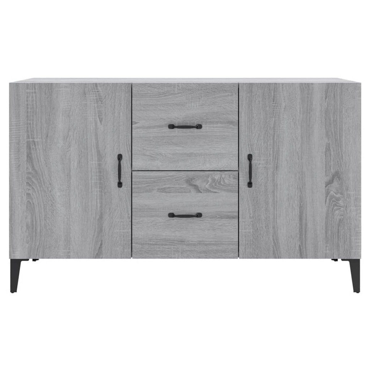 vidaXL Μπουφές Γκρι Sonoma 100 x 36 x 60 εκ. από Επεξεργασμένο Ξύλο