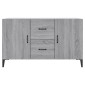 vidaXL Μπουφές Γκρι Sonoma 100 x 36 x 60 εκ. από Επεξεργασμένο Ξύλο