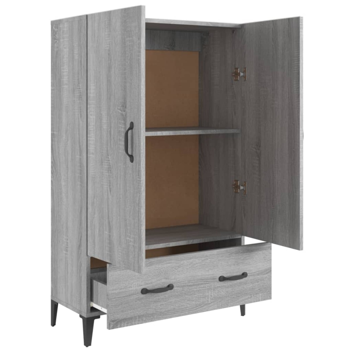 vidaXL Ντουλάπα Γκρι Sonoma 70 x 31 x 115 εκ. από Επεξεργασμένο Ξύλο