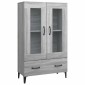 vidaXL Ντουλάπα Γκρι Sonoma 70 x 31 x 115 εκ. από Επεξεργασμένο Ξύλο