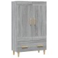 vidaXL Ντουλάπα Γκρι Sonoma 70 x 31 x 115 εκ. από Επεξεργασμένο Ξύλο