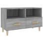 vidaXL Έπιπλο Τηλεόρασης Γκρι Sonoma 80x36x50 εκ. από Επεξεργ. Ξύλο