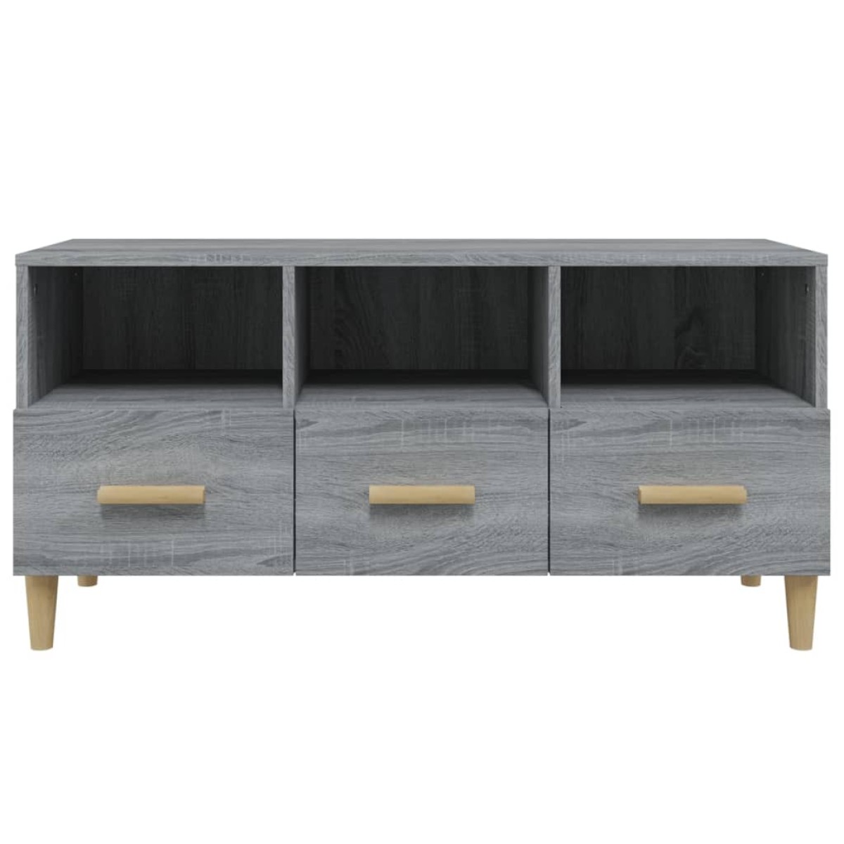 vidaXL Έπιπλο Τηλεόρασης Γκρι Sonoma 102x36x50 εκ. από Επεξεργ. Ξύλο