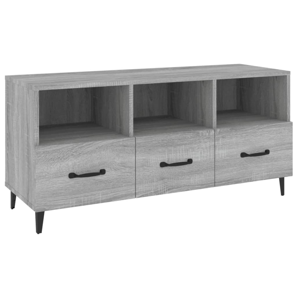 vidaXL Έπιπλο Τηλεόρασης Γκρι Sonoma 102x35x50 εκ. από Επεξεργ. Ξύλο