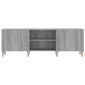 vidaXL Έπιπλο Τηλεόρασης Γκρι Sonoma 150x30x50 εκ. από Επεξεργ. Ξύλο