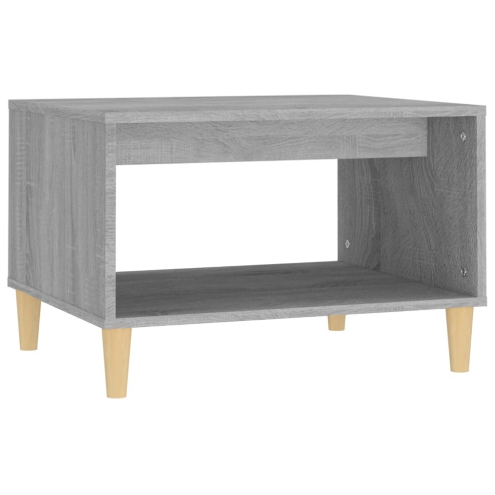 vidaXL Τραπεζάκι Σαλονιού Γκρι Sonoma 60x50x40 εκ. Επεξεργασμένο Ξύλο