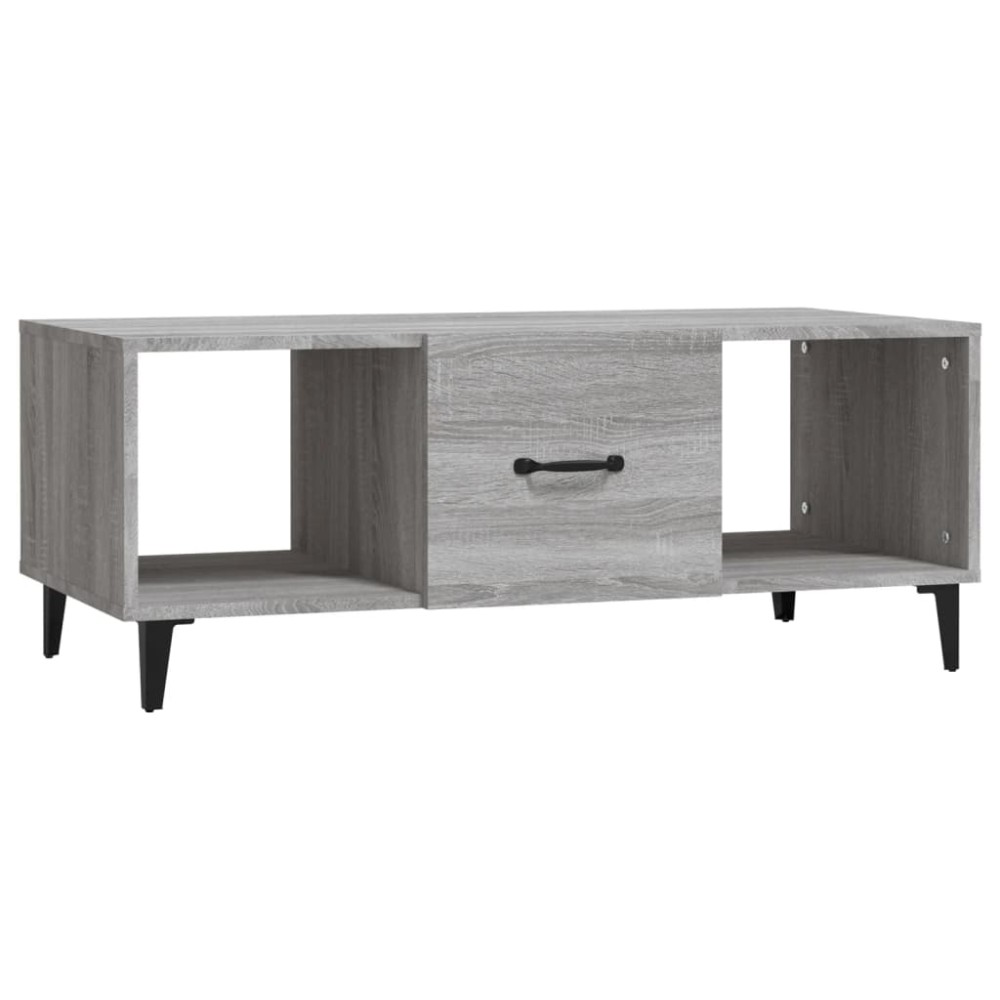 vidaXL Τραπεζάκι Σαλονιού Γκρι Sonoma 102x50x40 εκ. Επεξεργασμένο Ξύλο