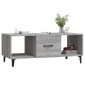 vidaXL Τραπεζάκι Σαλονιού Γκρι Sonoma 102x50x40 εκ. Επεξεργασμένο Ξύλο