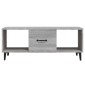 vidaXL Τραπεζάκι Σαλονιού Γκρι Sonoma 102x50x40 εκ. Επεξεργασμένο Ξύλο