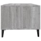 vidaXL Τραπεζάκι Σαλονιού Γκρι Sonoma 102x50x40 εκ. Επεξεργασμένο Ξύλο