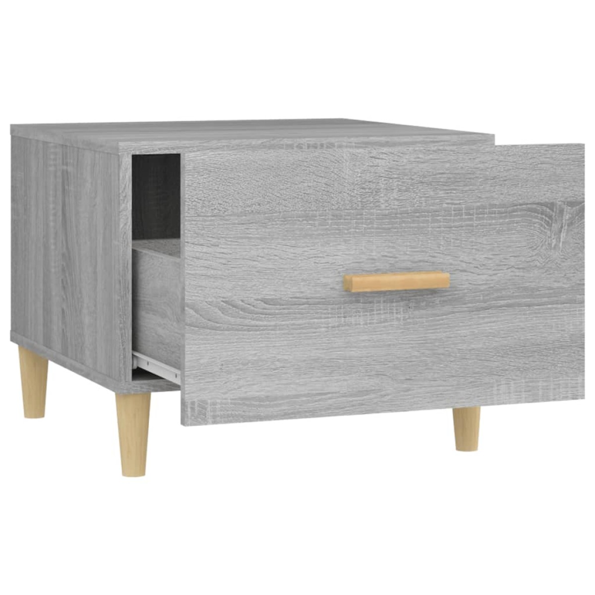 vidaXL Τραπεζάκι Σαλονιού Γκρι Sonoma 50x50x40 εκ. Επεξεργασμένο Ξύλο