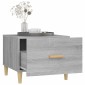 vidaXL Τραπεζάκια Σαλονιού 2 τεμ Γκρι sonoma 50x50x40 εκ Επεξ. Ξύλο