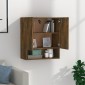 vidaXL Ντουλάπι Τοίχου Καπνιστή Δρυς 60x31x70 εκ. Επεξεργασμένο Ξύλο