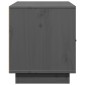 vidaXL Έπιπλο Τηλεόρασης Γκρι 80 x 34 x 40 εκ. από Μασίφ Ξύλο Πεύκου