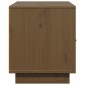 vidaXL Έπιπλο Τηλεόρασης Καφέ Μελί 80x34x40 εκ. από Μασίφ Ξύλο Πεύκου