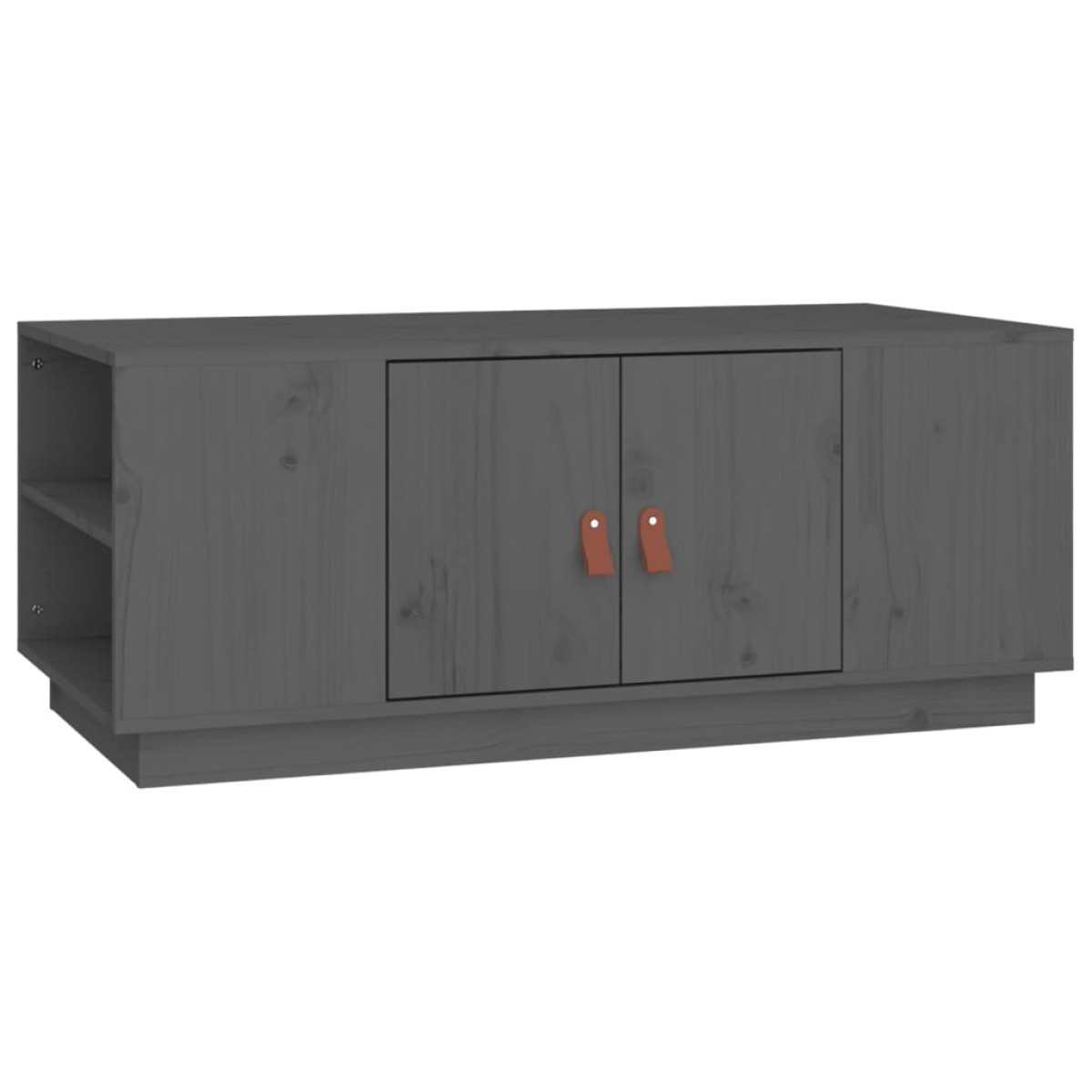 vidaXL Τραπεζάκι Σαλονιού Γκρι 100x50x41 εκ. Μασίφ Ξύλο Πεύκου