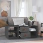 vidaXL Τραπεζάκι Σαλονιού Γκρι 100x50x41 εκ. Μασίφ Ξύλο Πεύκου