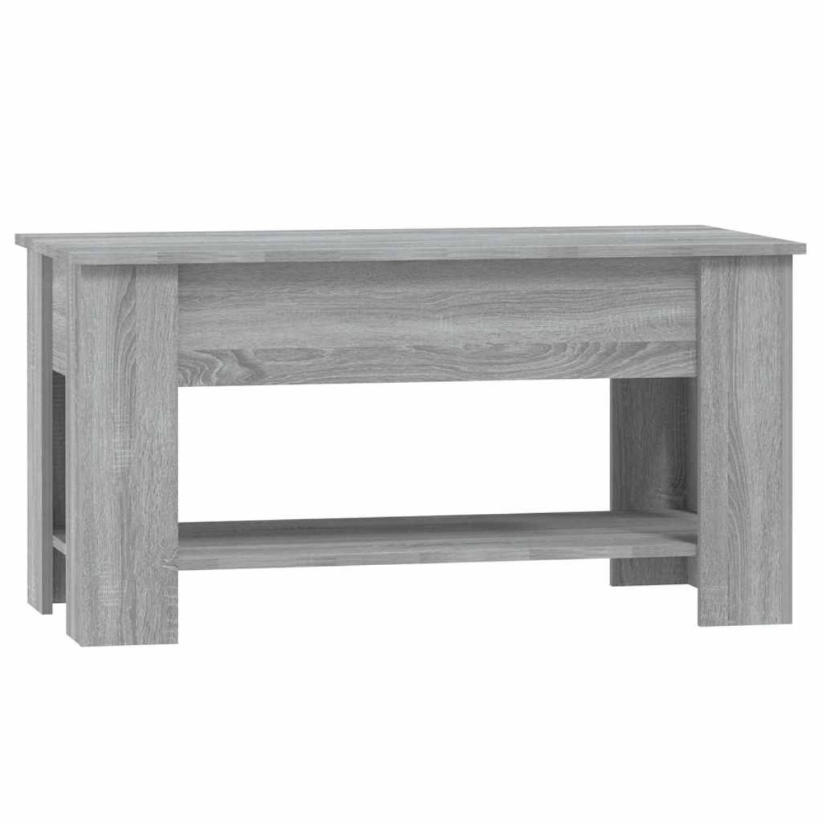 vidaXL Τραπεζάκι Σαλονιού Γκρι Sonoma 101x49x52 εκ. Επεξεργασμένο Ξύλο