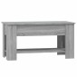 vidaXL Τραπεζάκι Σαλονιού Γκρι Sonoma 101x49x52 εκ. Επεξεργασμένο Ξύλο