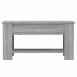 vidaXL Τραπεζάκι Σαλονιού Γκρι Sonoma 101x49x52 εκ. Επεξεργασμένο Ξύλο