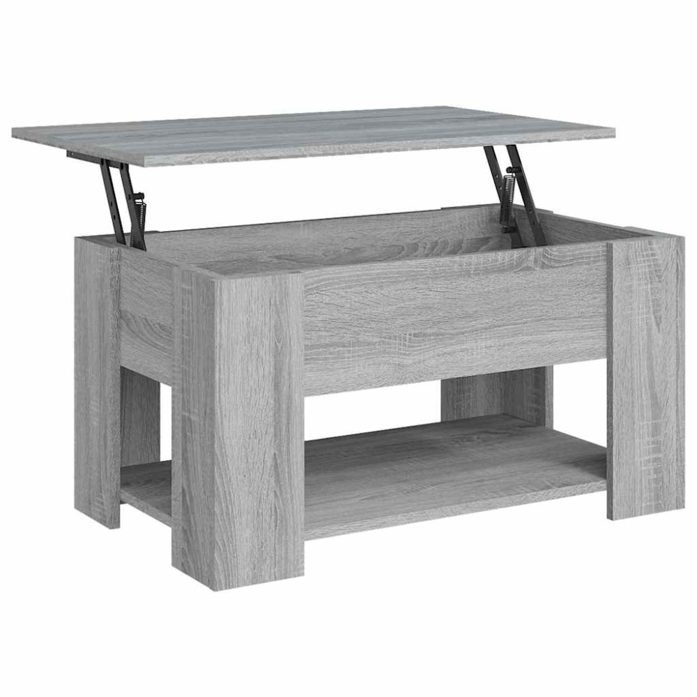 vidaXL Τραπεζάκι Σαλονιού Γκρι Sonoma 79x49x41 εκ. Επεξεργασμένο Ξύλο
