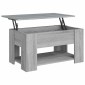 vidaXL Τραπεζάκι Σαλονιού Γκρι Sonoma 79x49x41 εκ. Επεξεργασμένο Ξύλο