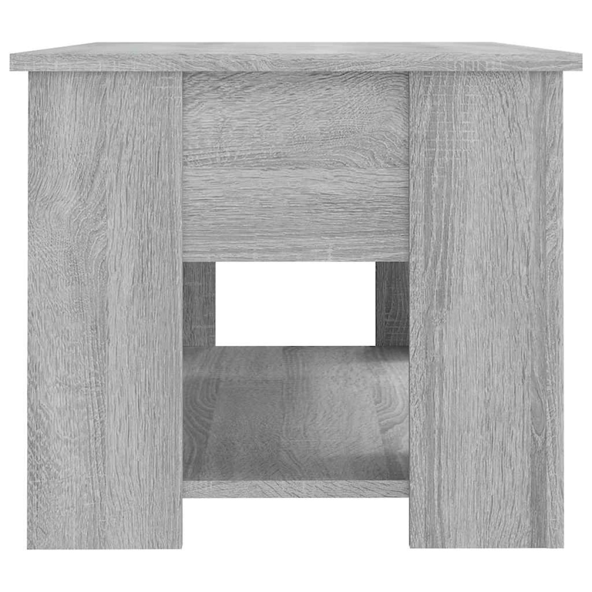 vidaXL Τραπεζάκι Σαλονιού Γκρι Sonoma 79x49x41 εκ. Επεξεργασμένο Ξύλο